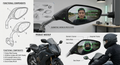 2 way Motorcycle Mirror Camera